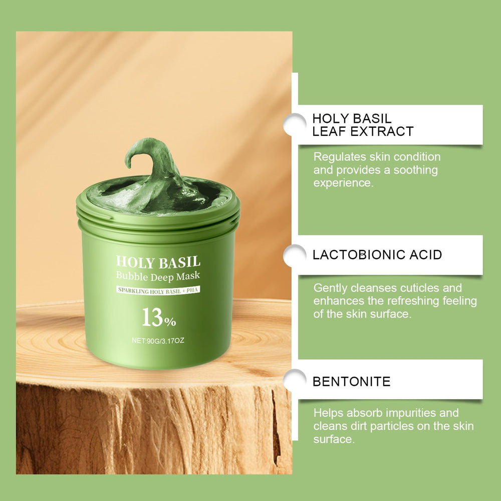 Generic masque bulle basilic sacré rituel soin simple