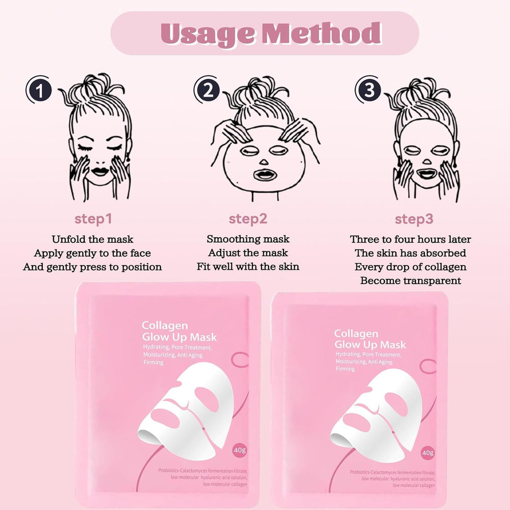 Masque Generic Collagen Glow Up 2.0 - routine spa a domicile