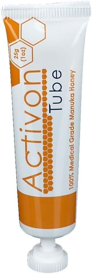 Generic miel Manuka Gel Tube 25 g, pratique pour les soins des plaies à domicile.