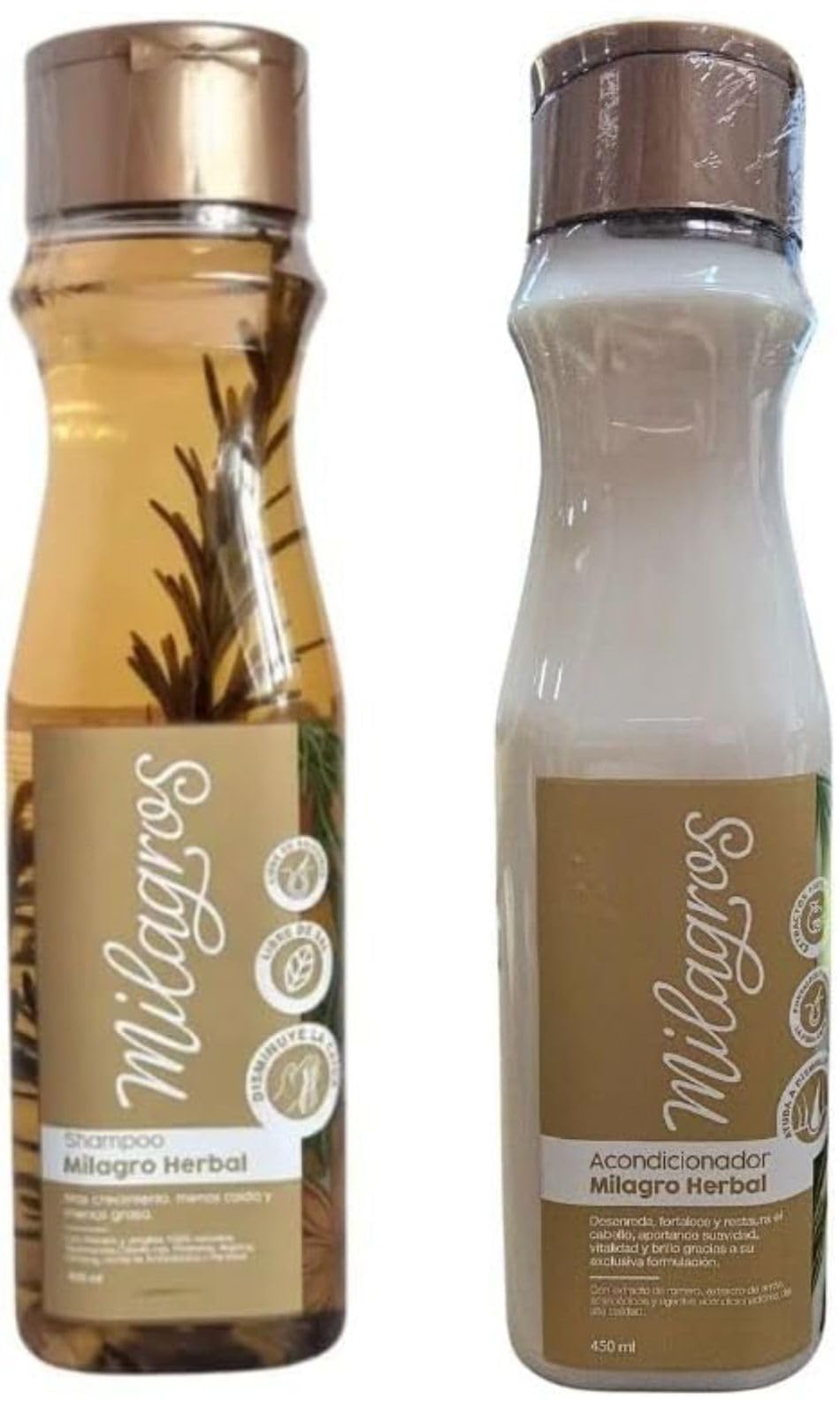 Generic Milagro Herbal après-shampooing en flacon, démêlage facilité et douceur
