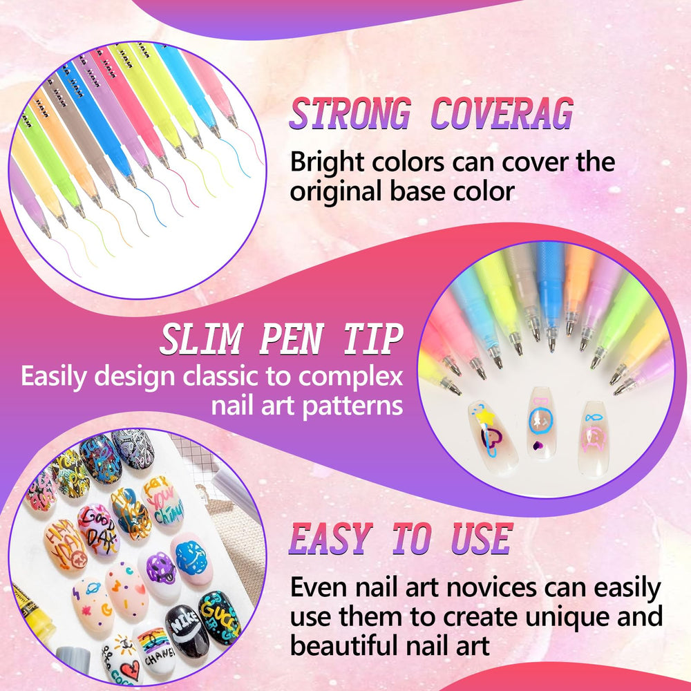 Generic marqueur nail art graffiti : dessin rapide sans outils.