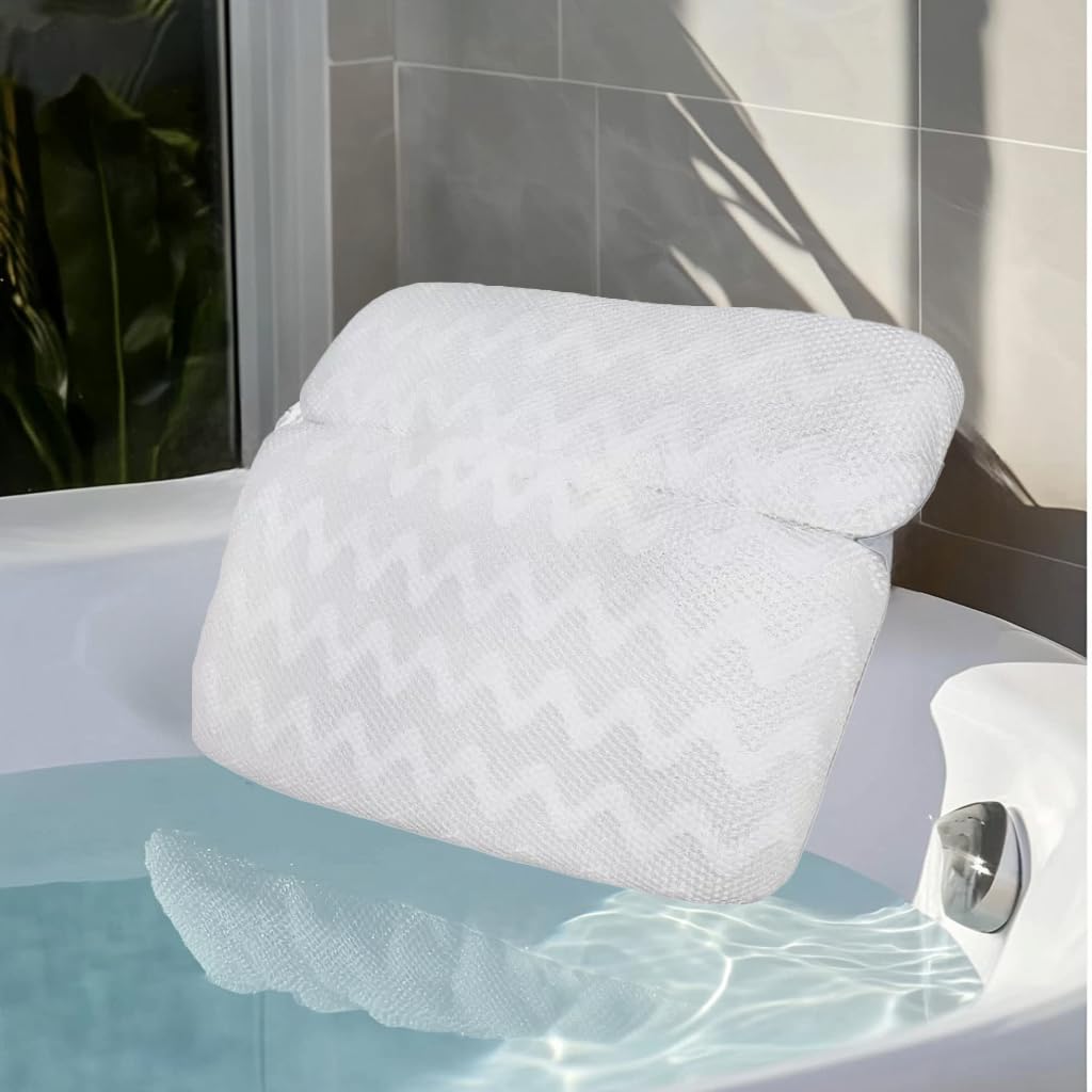 Oreiller bain luxe Generic offre un appui tête ergonomique pour un bain détendu