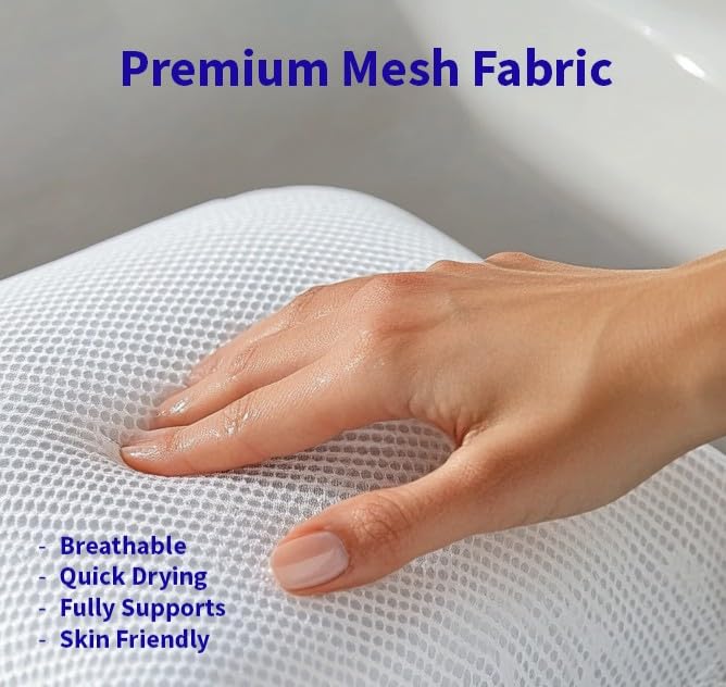 Oreiller bain luxe Generic utilise maillage 3D respirant pour meilleure aération