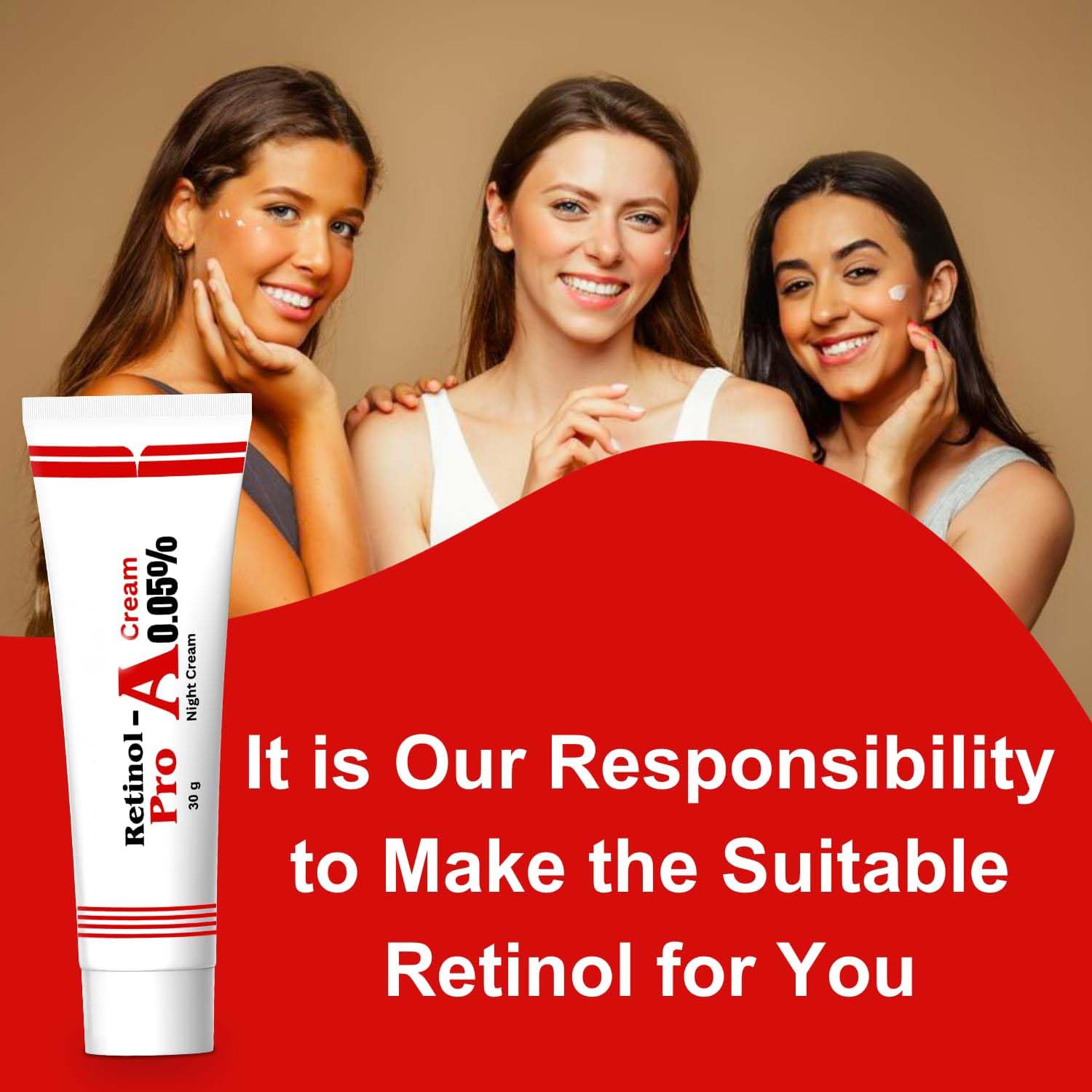 Packaging box for Generic Retinol Pro Night Cream 30 g jar