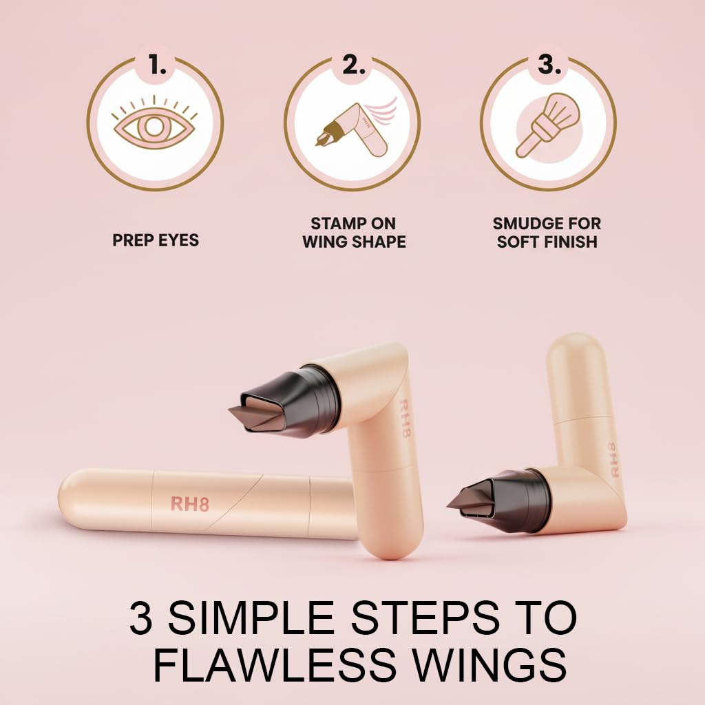 Generic RH8 coffret cadeau tampon eyeliner élégant