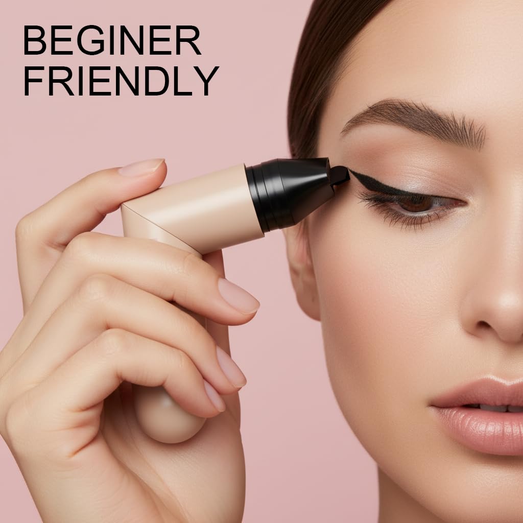 Generic RH8 tampon eyeliner deux couleurs noir et marron