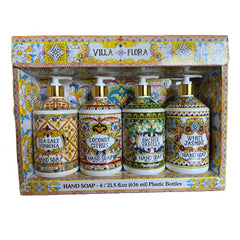 Generic Savon Mains Villa Flora Coconut Citrus, flacon élégant pour une senteur tropicale.