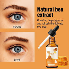 Generic sérum yeux miel, applicateur precis pour soin ciblé autour des yeux.