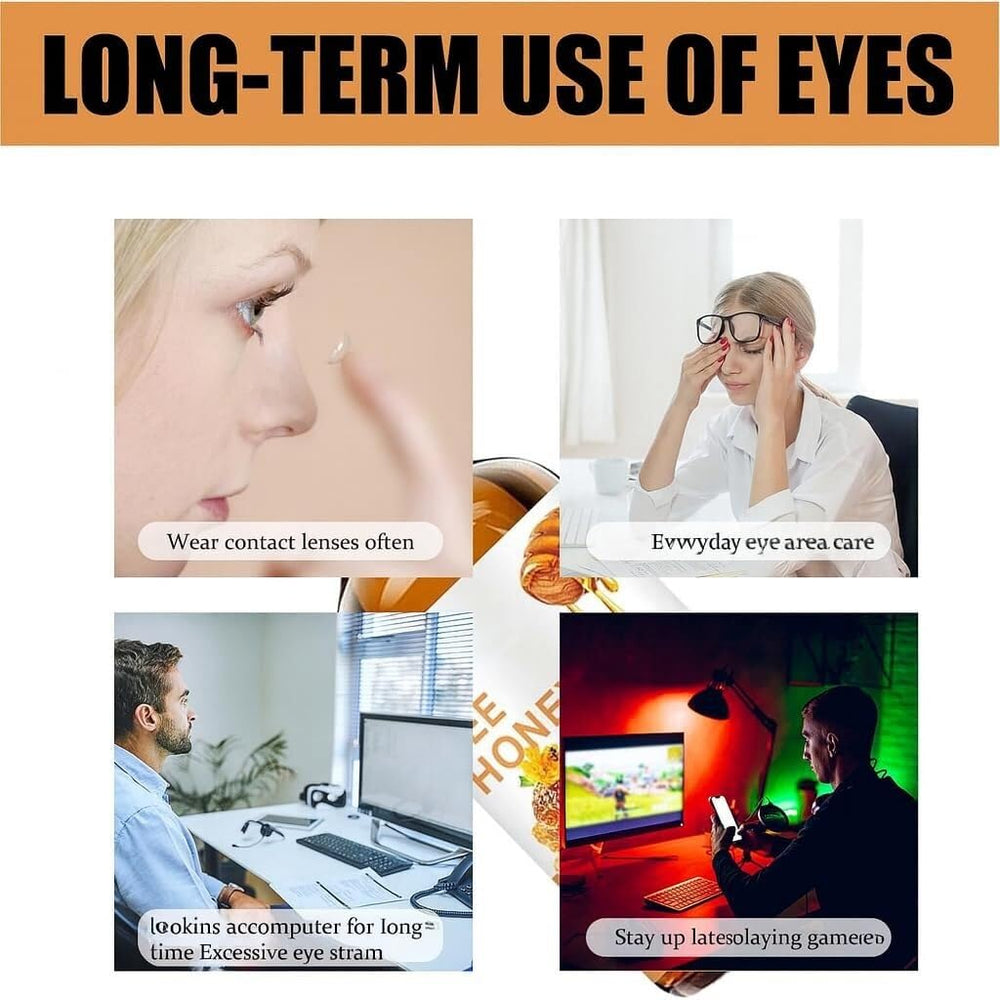 Generic sérum yeux miel, conditionnement 30 ml pour soin durable.