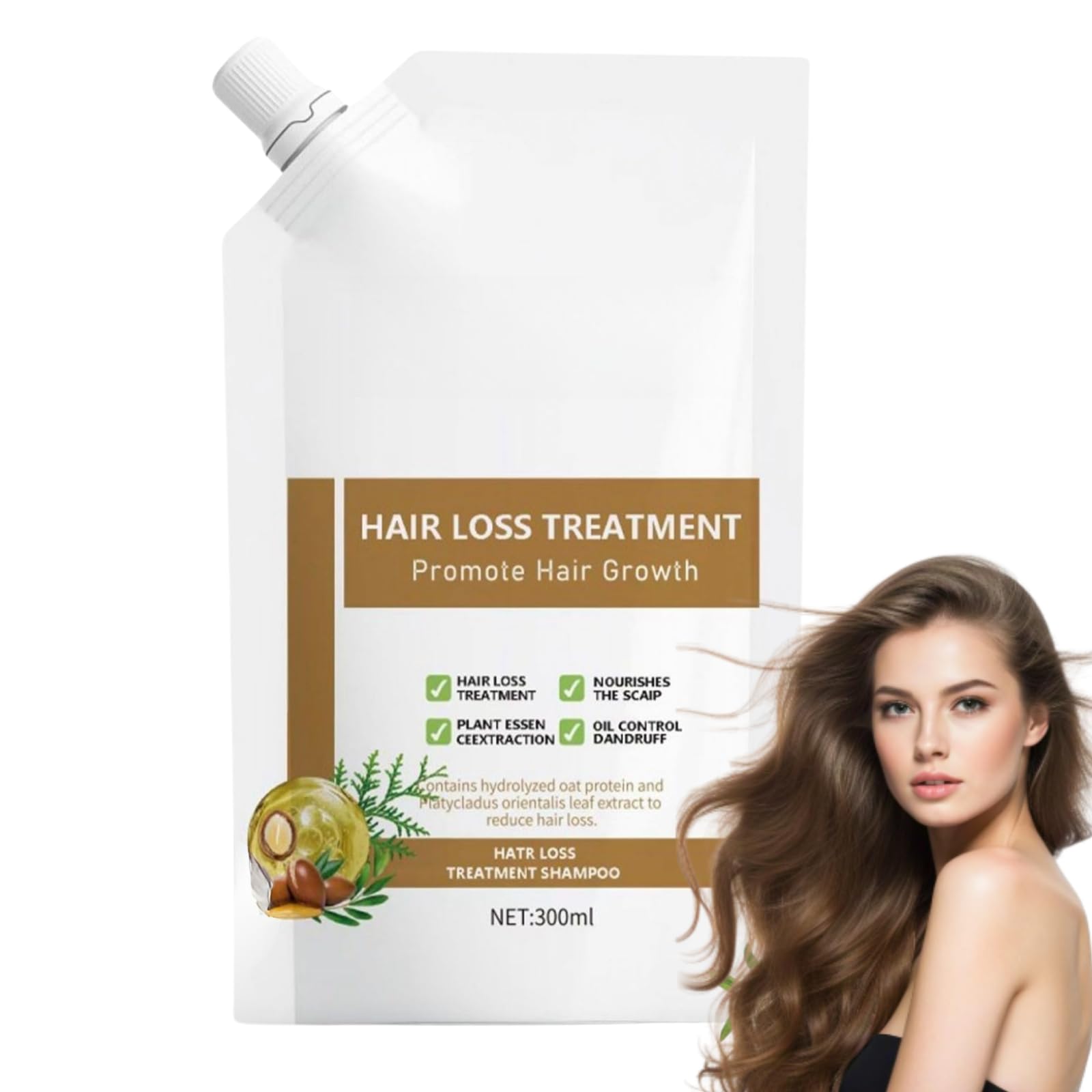 Generic Shampoing Anti-Chute : bouteille 300 ml, pratique et moderne pour usage quotidien.