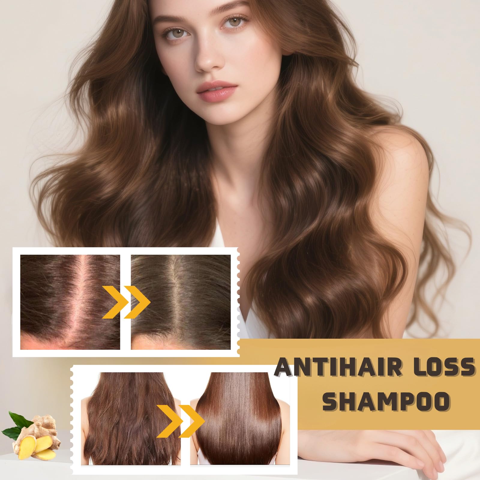 Generic Shampoing Anti-Chute : texture délicate pour un lavage en douceur.