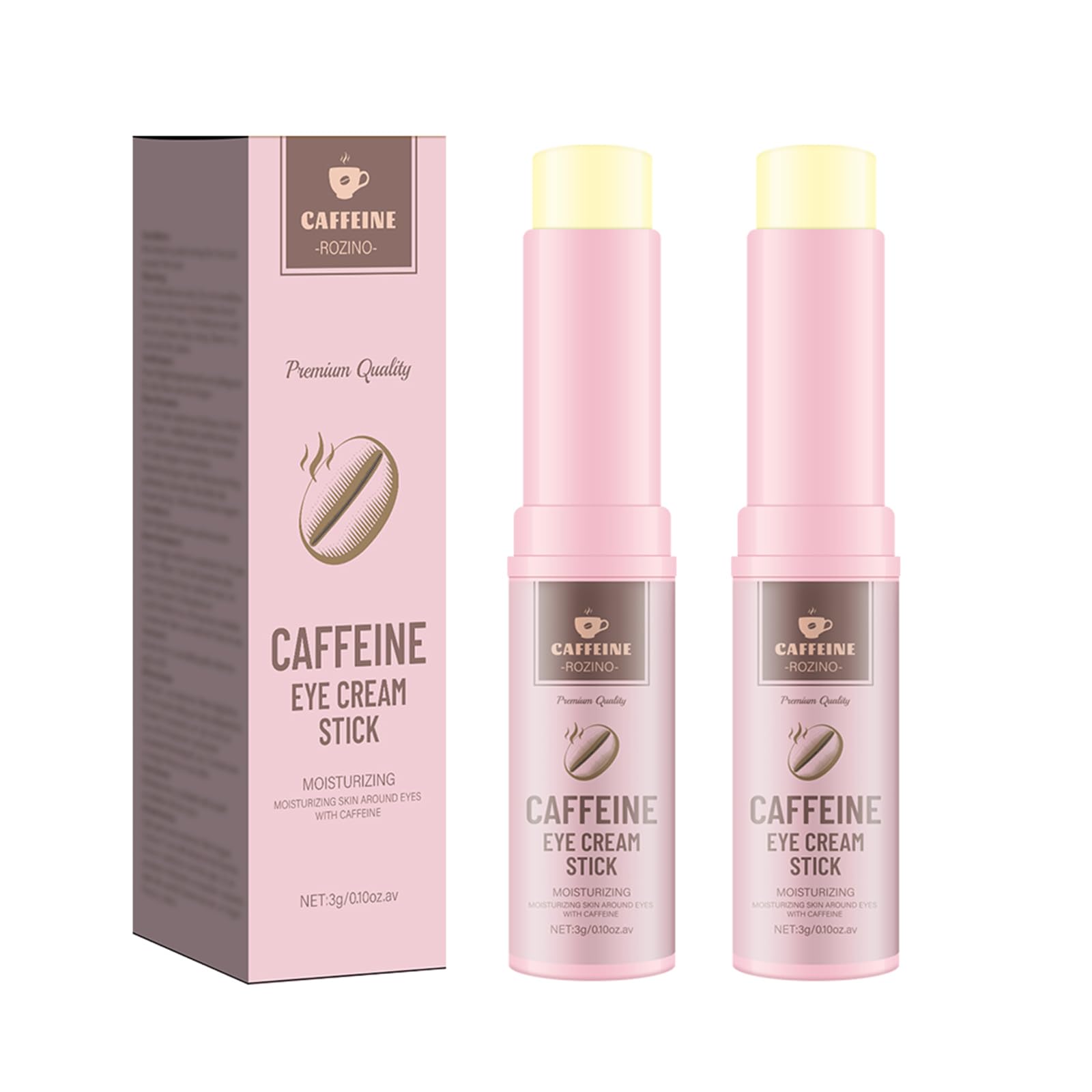 Stick contour des yeux caféine Generic pour rafraîchir et lisser le regard.