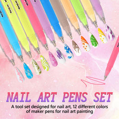 Generic stylo-art ongles pointe 0,5 mm : tracés fins et détaillés.