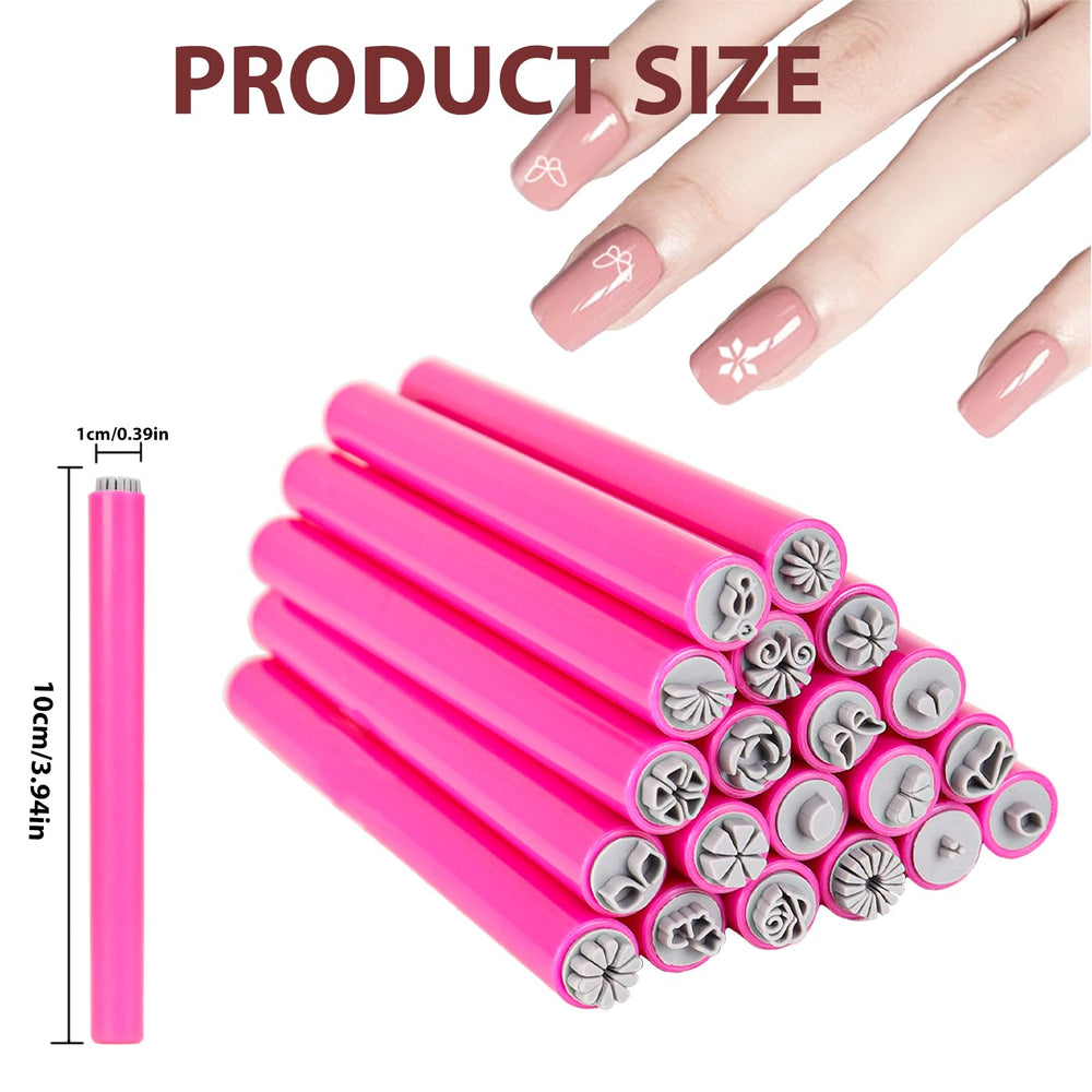 Generic stylo tampon pour ongles avec motif papillon design délicat et utilisation facile.