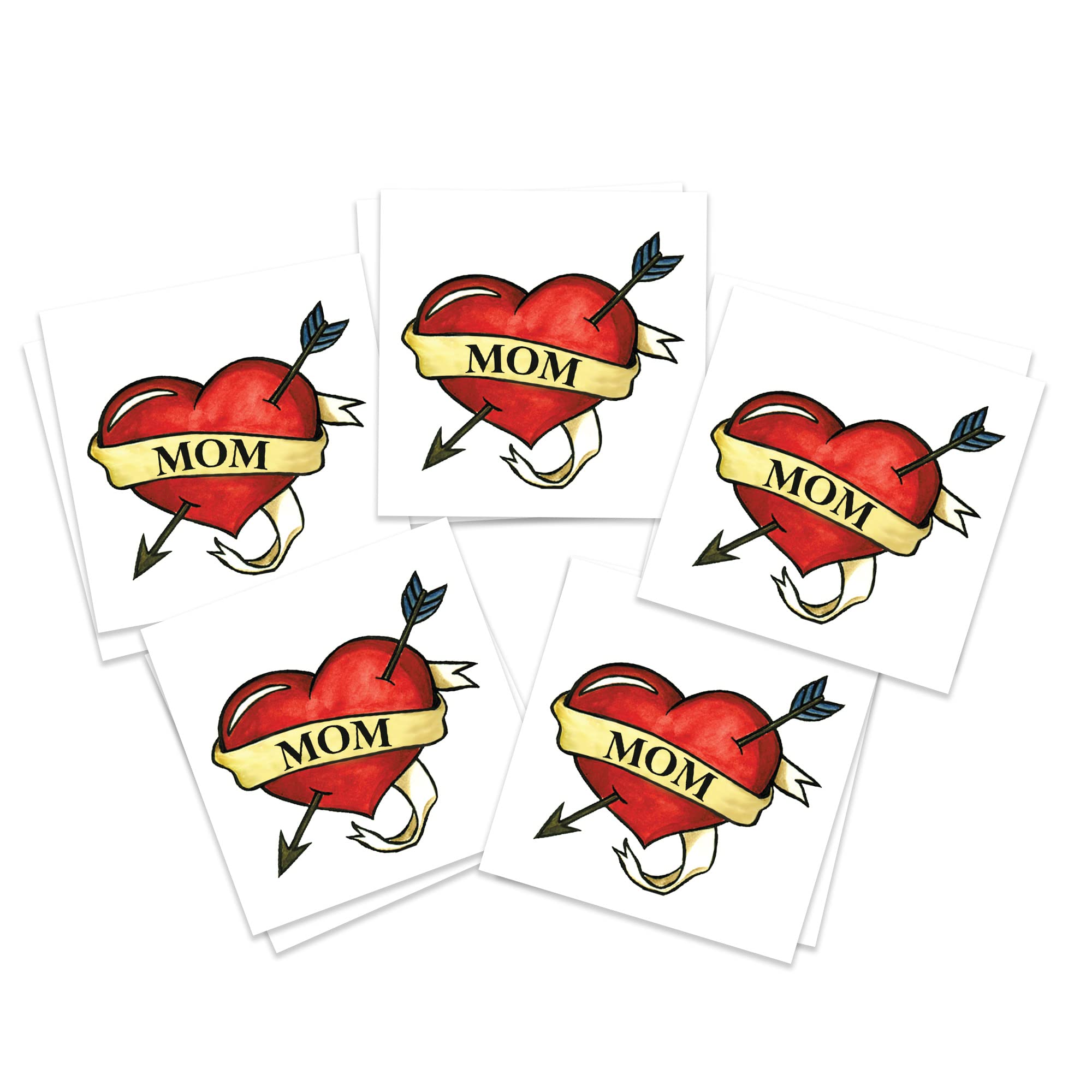 Generic MOM Heart sur le bras, arche rouge, cadeau tendre.
