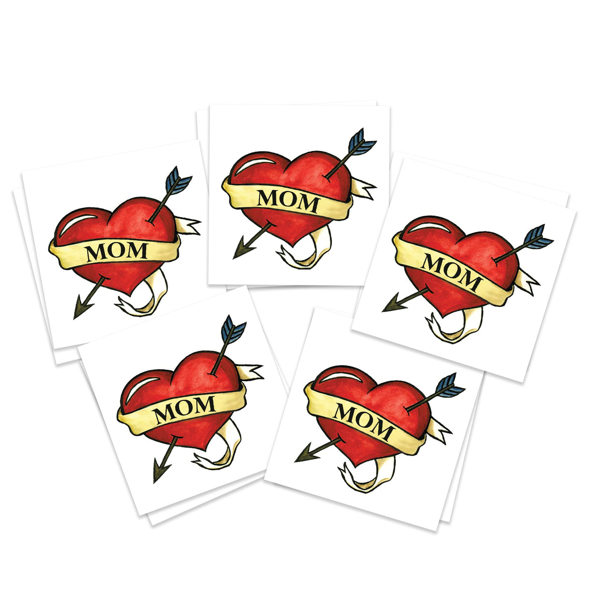 Generic MOM Heart sur le bras, arche rouge, cadeau tendre.