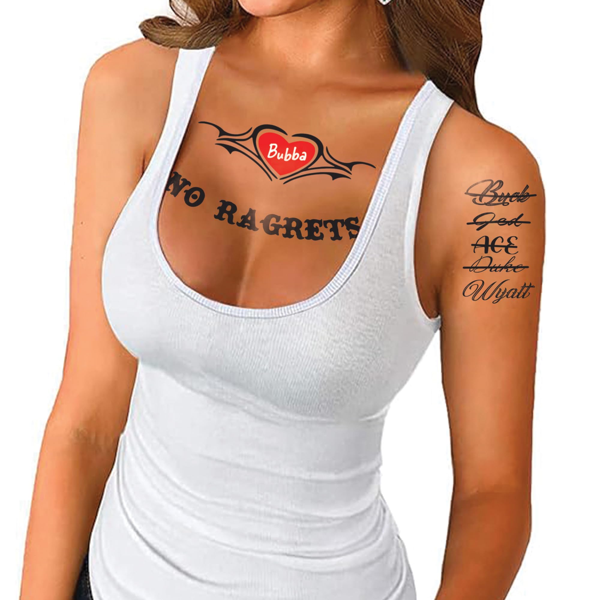 Guide d’emplacement inclus pour Generic White Trash, obtenir le look souhaité facilement.