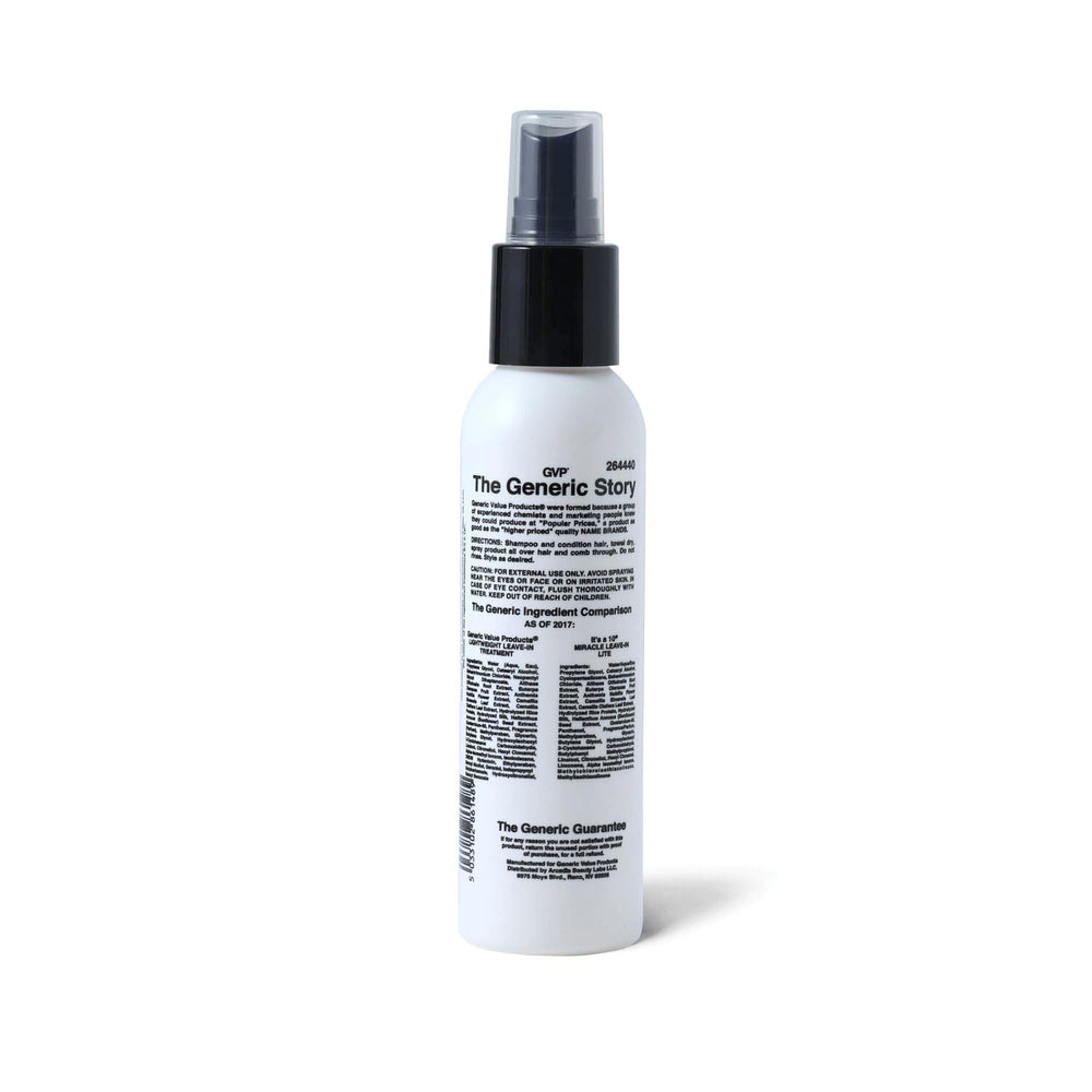 Generic Value Products Leave-In léger, texture soyeuse, cheveux plus lisses.
