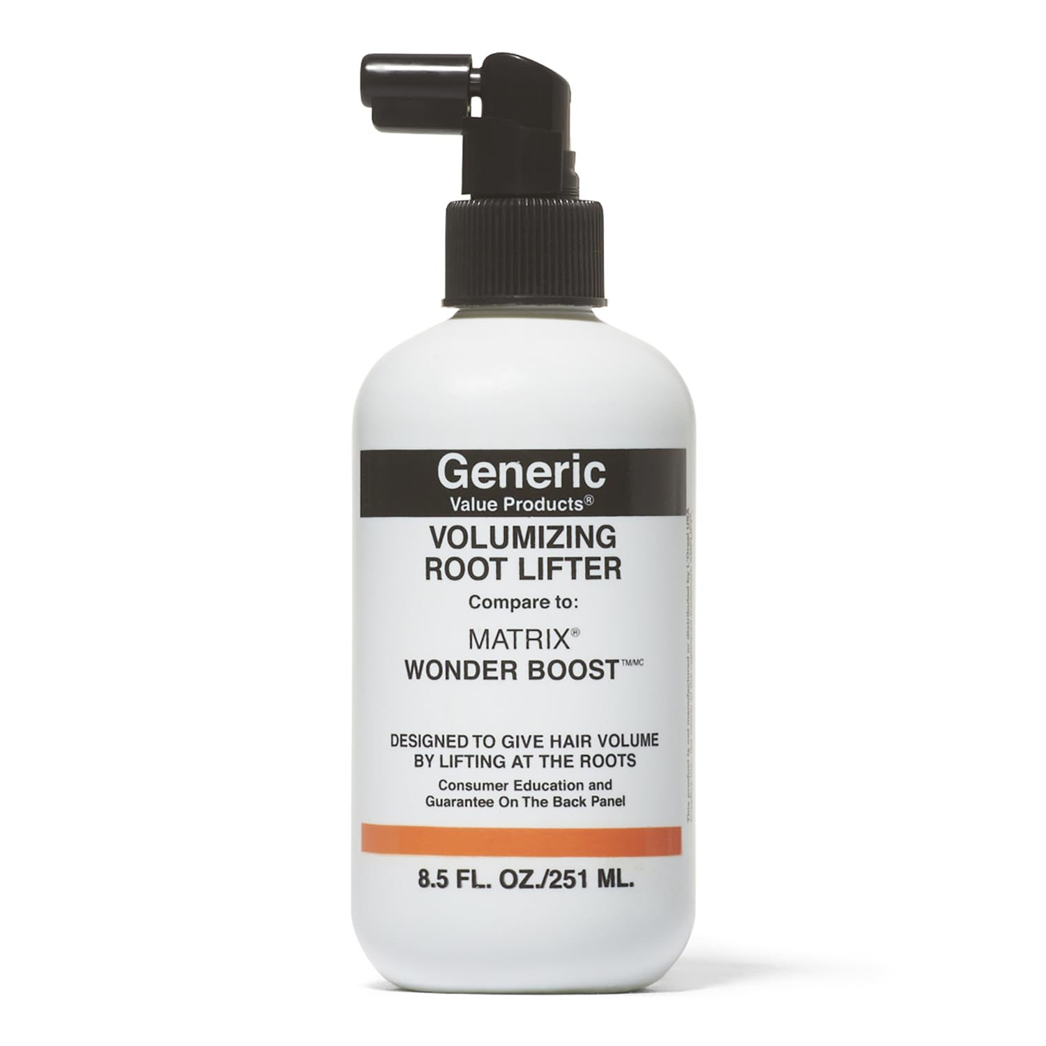 Generic Value Products volumisant racines – flacon élégant pour un corps léger