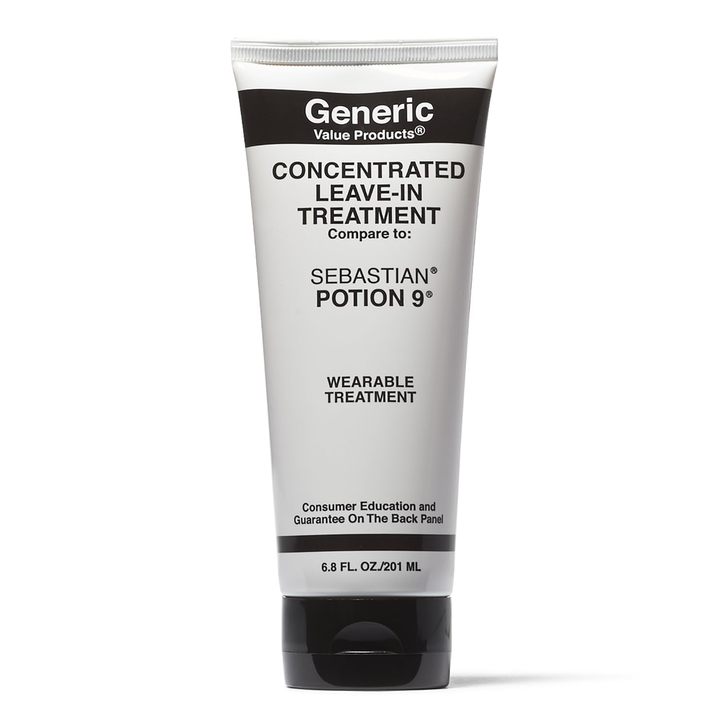 Generic Value Products: bouteille apres-shampooing sans rincage, nourrissante pour cheveux.