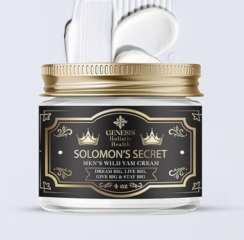 Vue de la bouteille Genesis Solomon’s Secret Crème d’igname sauvage, 4 oz