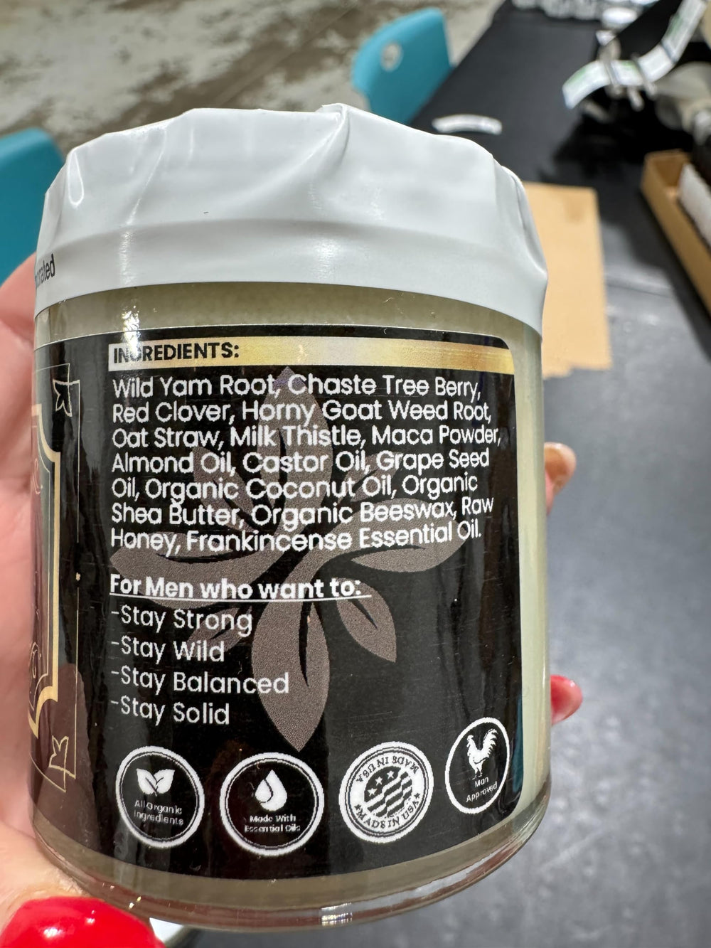 Application rapide après entraînement avec Genesis Solomon’s Secret Crème d’igname sauvage