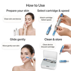 Genetic Brilliance Labs stylo cosmétique sans fil pour corps, relaxation ciblée.