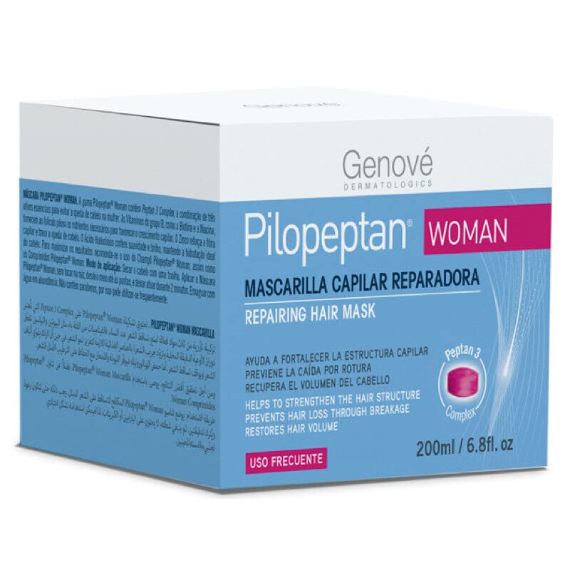 Genové Pilopeptan, cheveux visiblement plus forts et brillants après utilisation.
