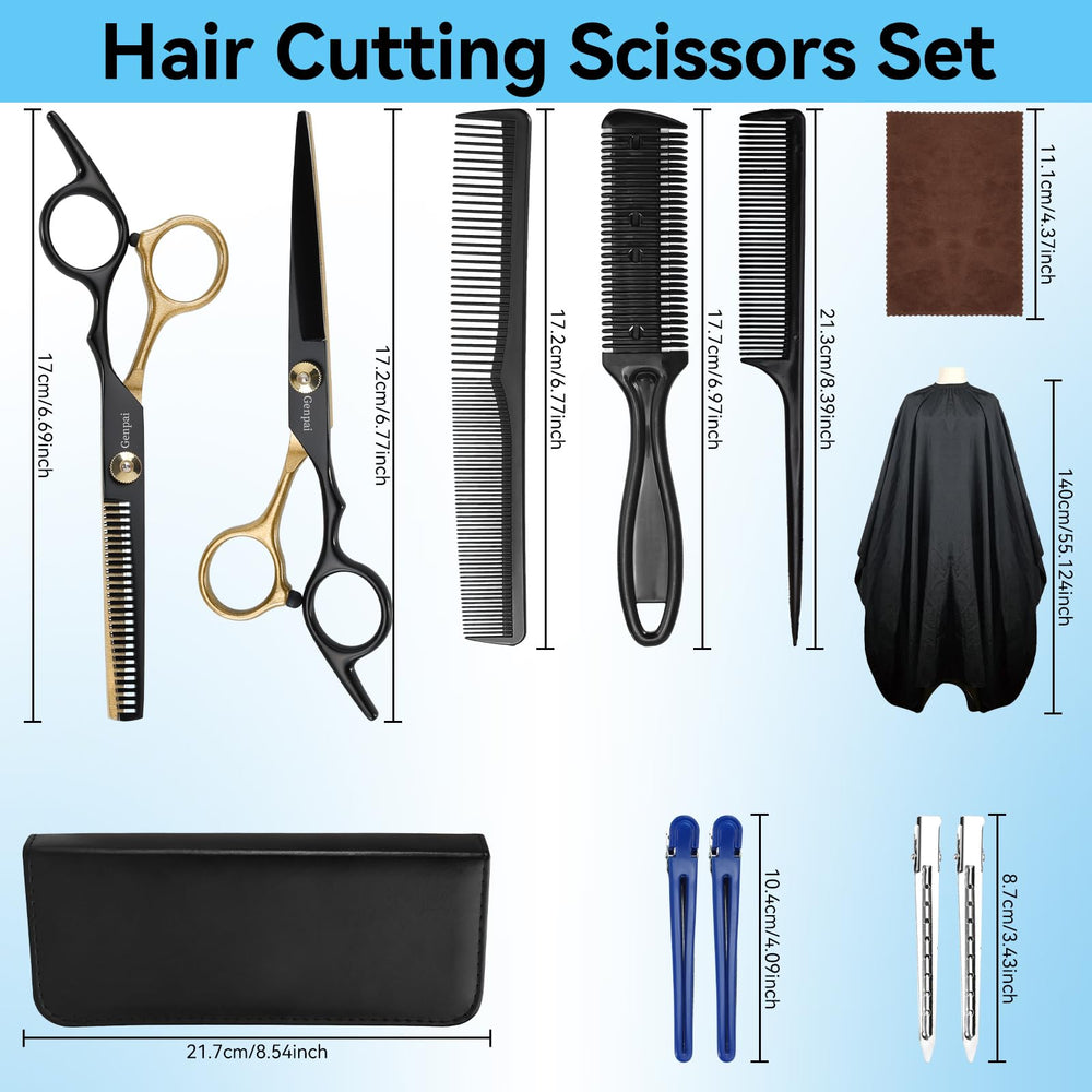 Clips Genpai pour fixer facilement les cheveux lors de la coupe.
