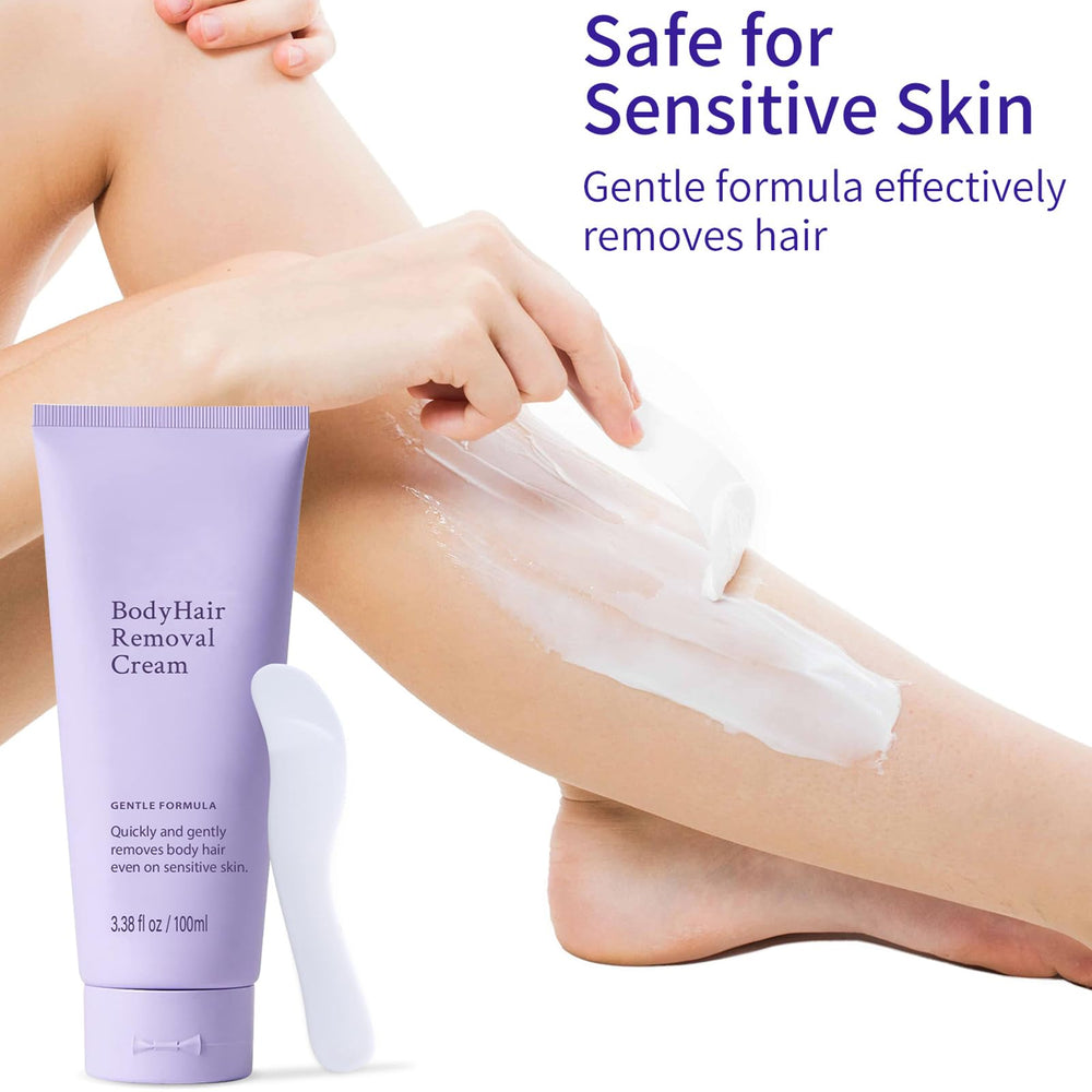 Gentle Body Hair Removal Cream bikini area for precise, comfortable use.