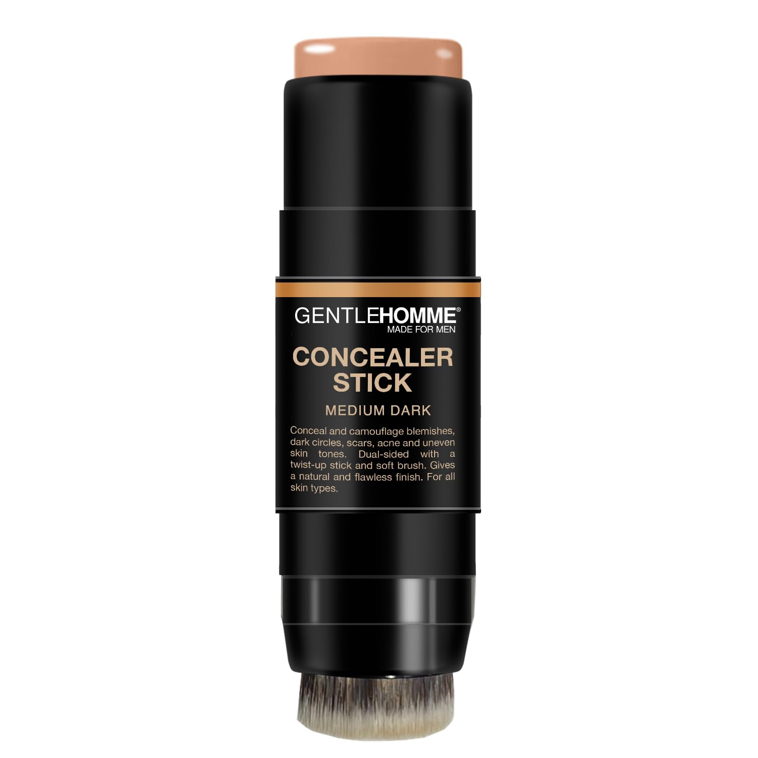 Gentlehomme brosse-applicatrice-concealer: application fluide et finition naturelle.