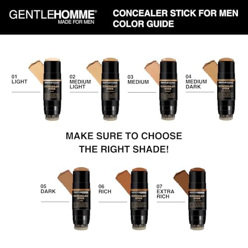 Finition naturelle avec le correcteur-stick Gentlehomme et sa brosse douce.
