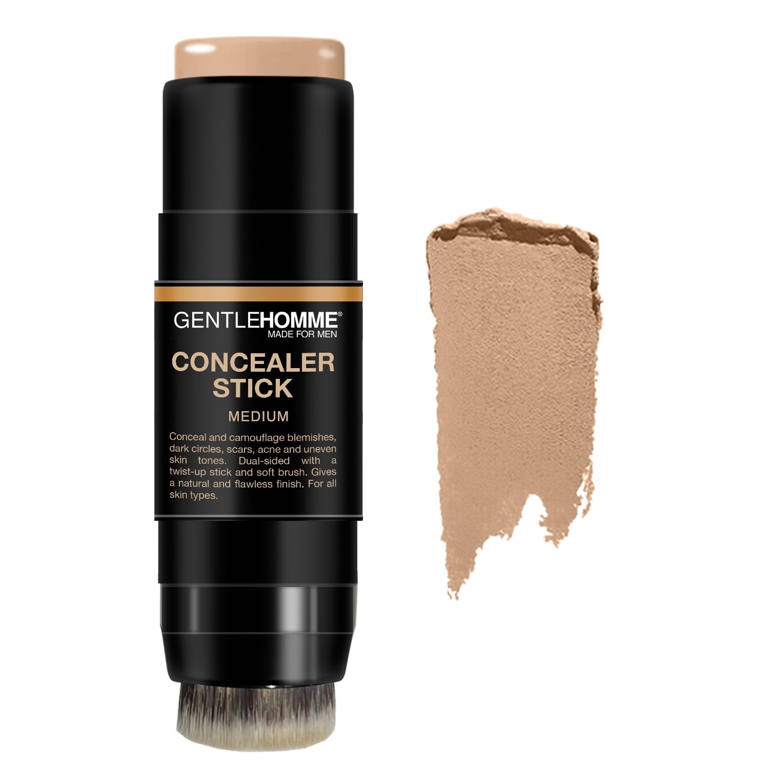 Gentlehomme stick correcteur visages cernes: camoufle subtilement les cernes pour un regard frais