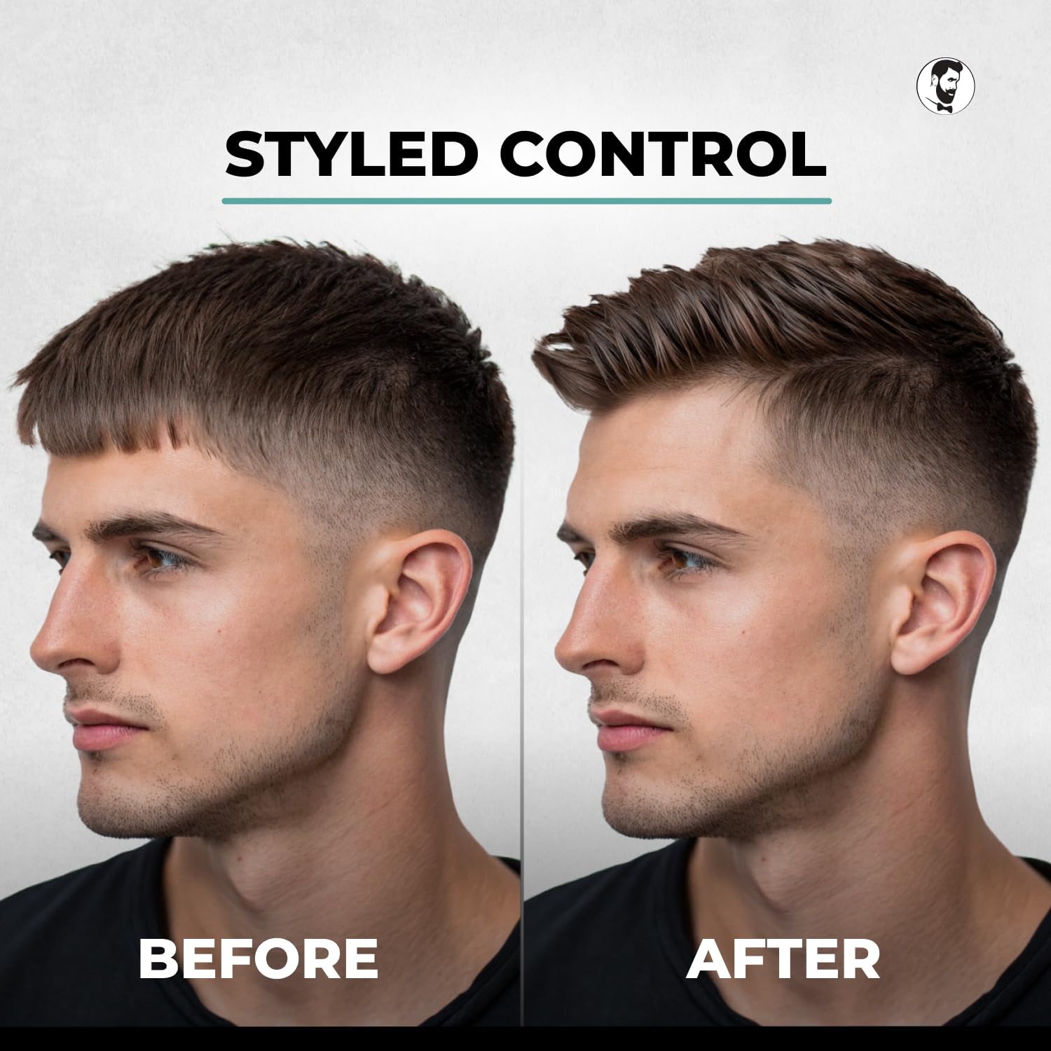 Gentlemen Republic formule sans alcool: texture facile sans résidu et douceur pour les cheveux.