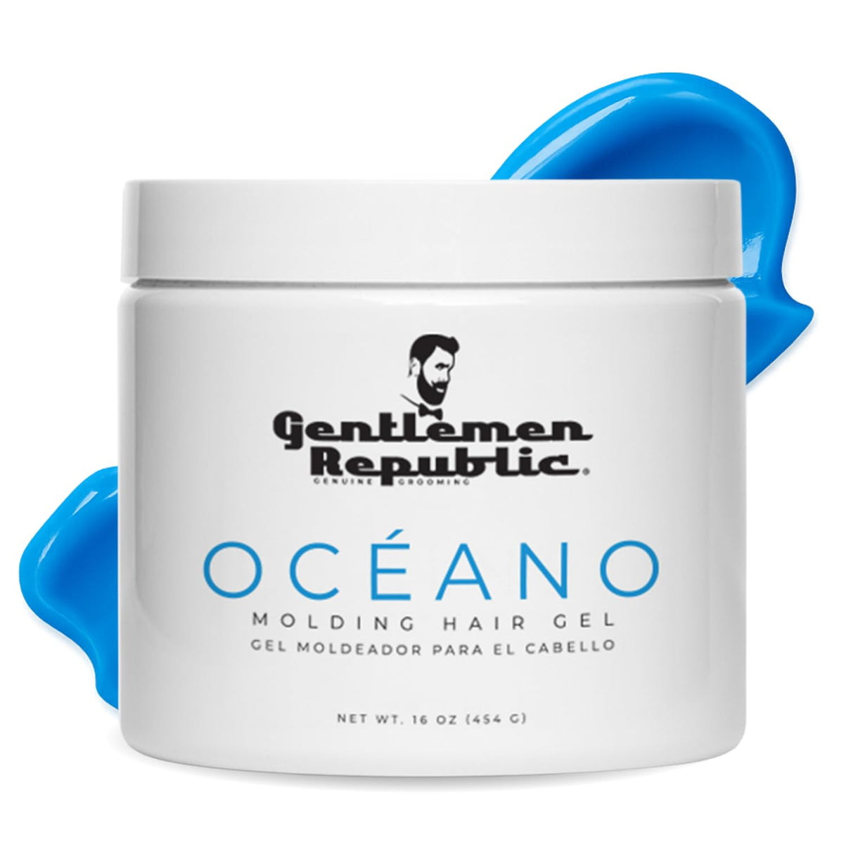 Gel Oceano Gentlemen Republic en flacon 16oz pour une tenue durable.