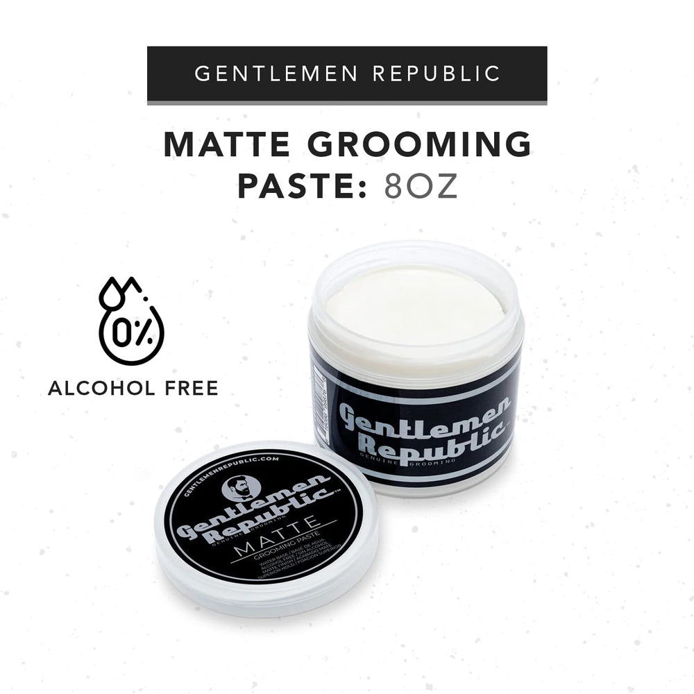 Gentlemen Republic Pâte Matte, fini mat durable pour toutes les coiffures.