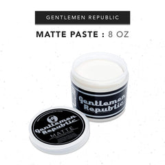 Finition matte pour cheveux texturés avec Gentlemen Republic.