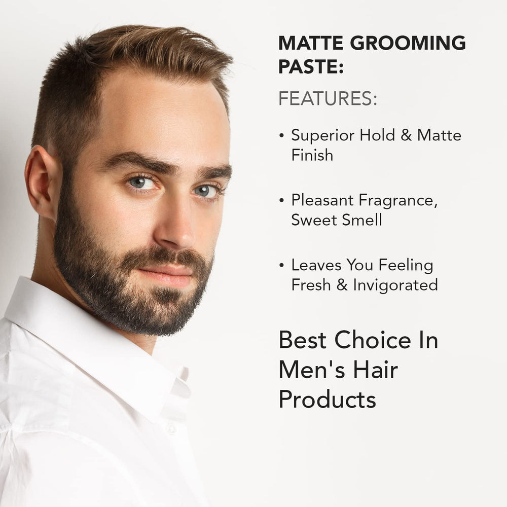 Gentlemen Republic Pâte Matte convient à tous types de cheveux pour styles variés.
