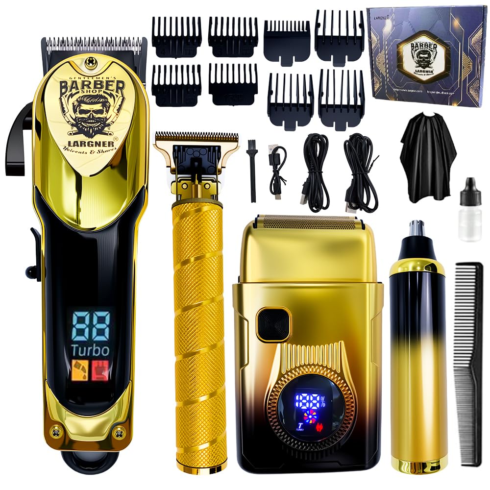 Gentlemen's BARBER SHOP LARGNER affichage LED pour une coupe précise