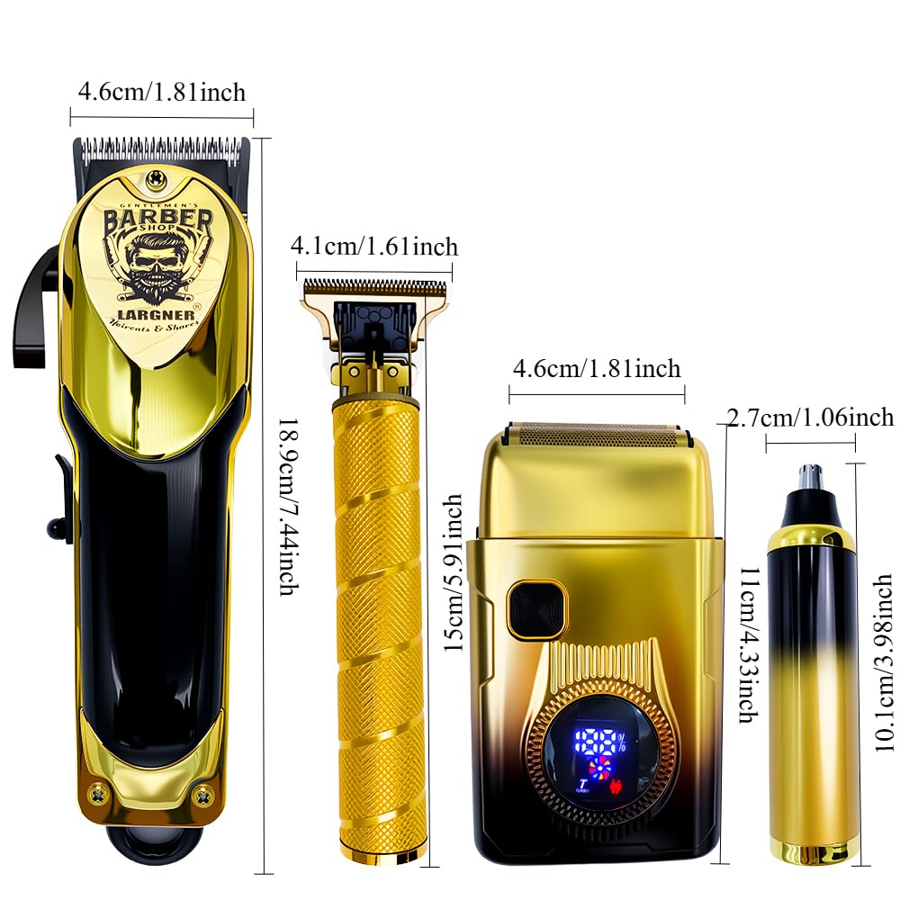 Gentlemen's BARBER SHOP LARGNER kit soin complet pour visage et cheveux à domicile