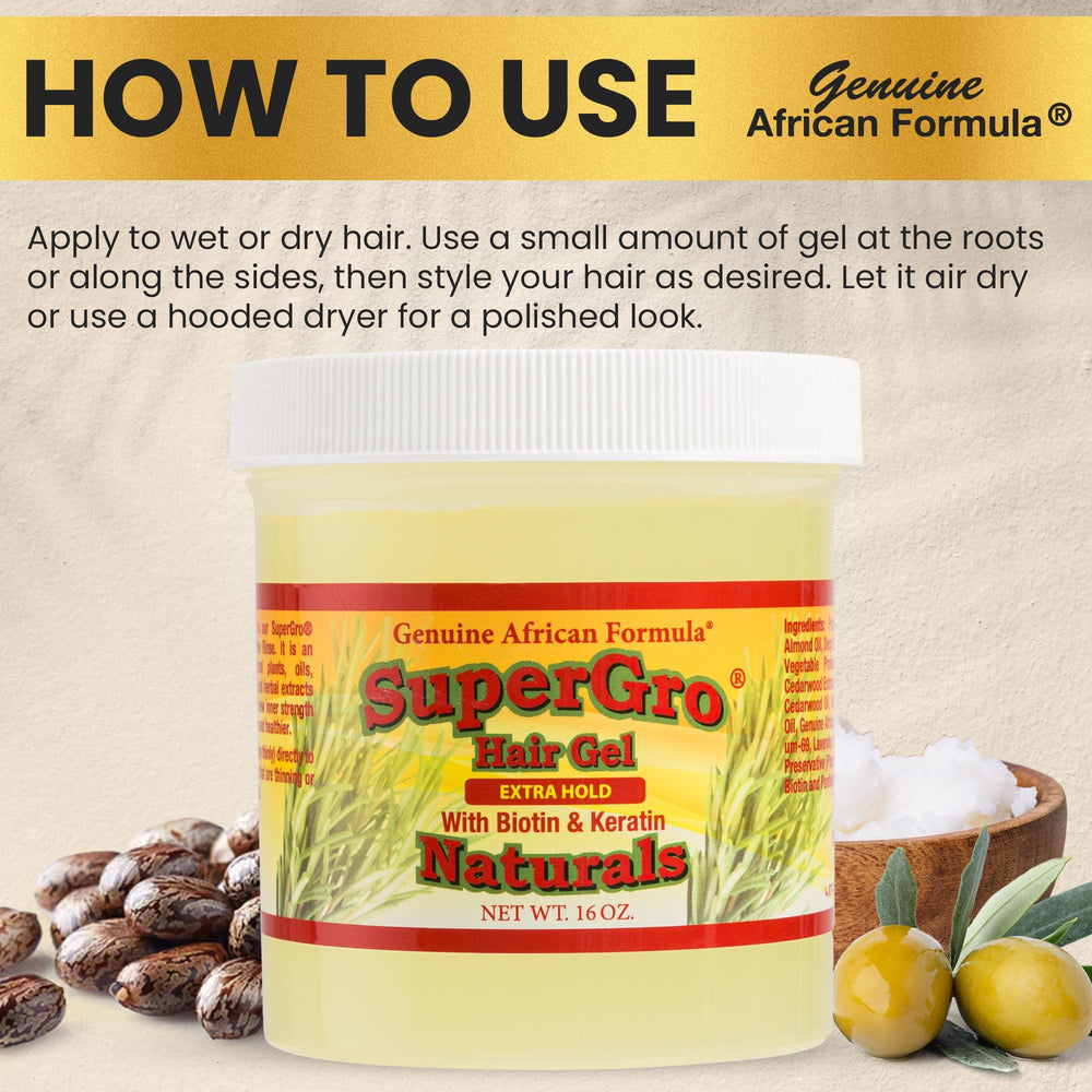Application facile sur cheveux mouillés ou secs pour braids et twists.