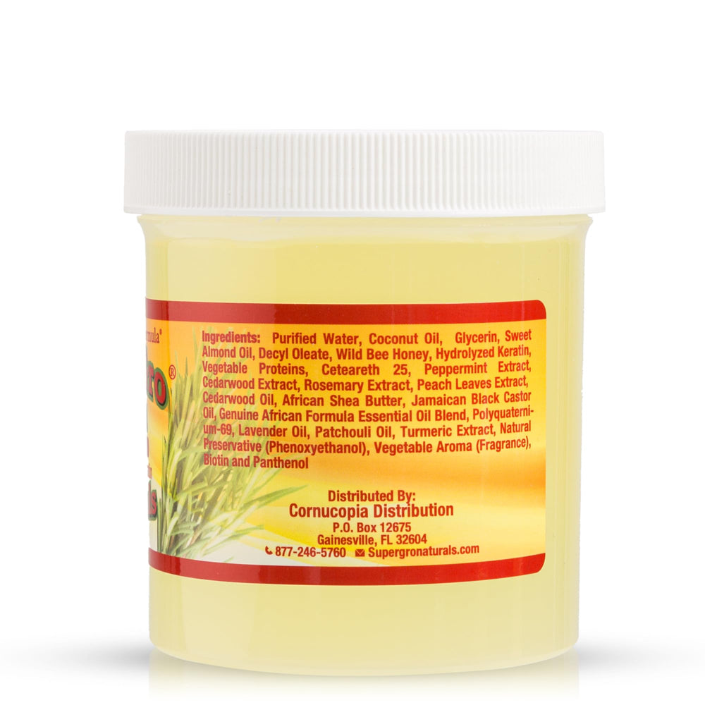 Gel SuperGro pour contrôle immédiat des bords et fini lisse.