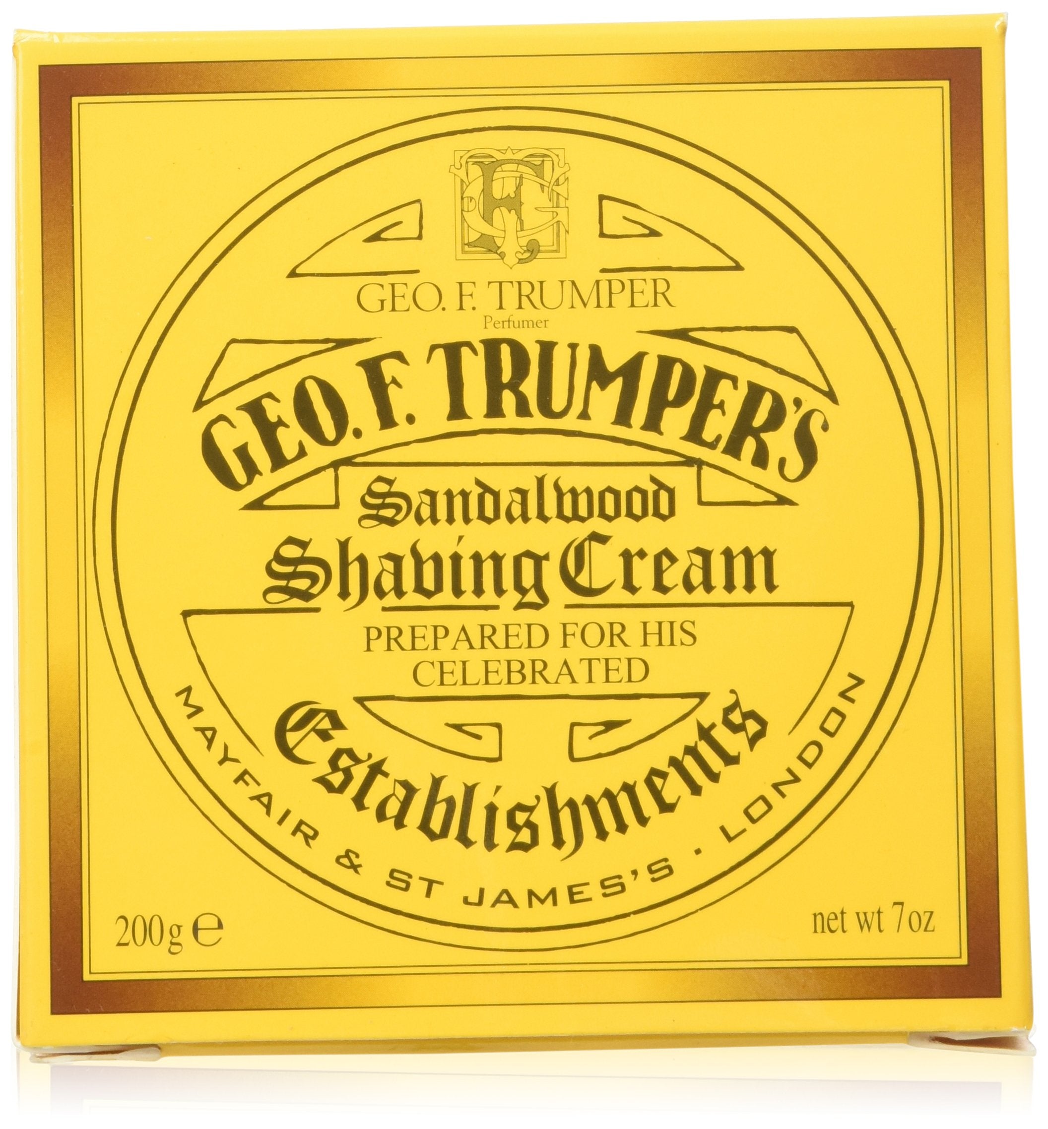 Geo F. Trumper Sandalwood pot fermé pour rasage doux et élégant