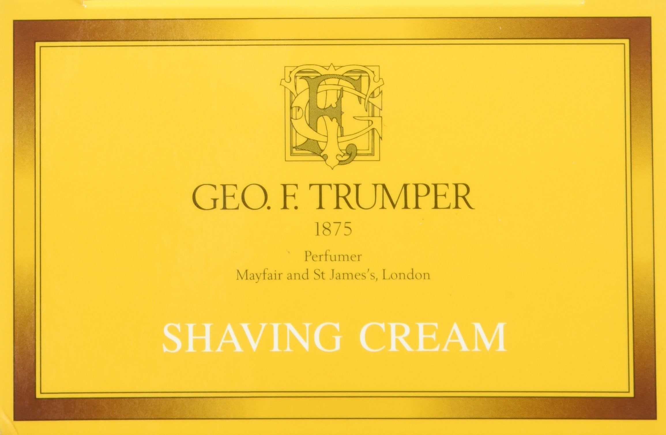 Emballage Geo F. Trumper élégant et étiquette claire
