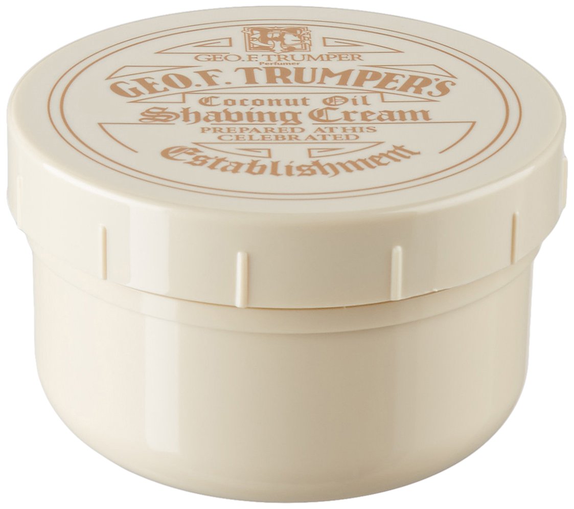 Geo F. Trumper crème rasage coco: texture riche pour un rasage doux et confortable