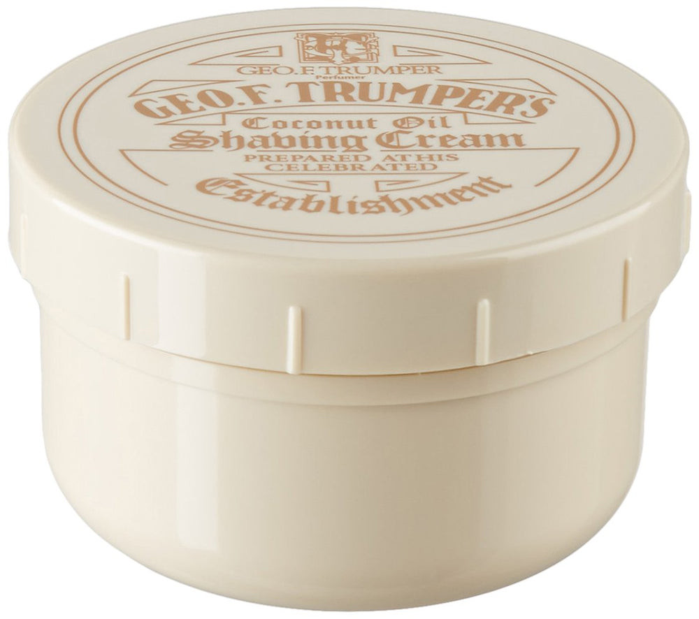 Geo F. Trumper crème rasage coco: texture riche pour un rasage doux et confortable