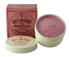 Geo F. Trumper Crème à rasage Rose en pot pour peau sensible et rasage agréable.