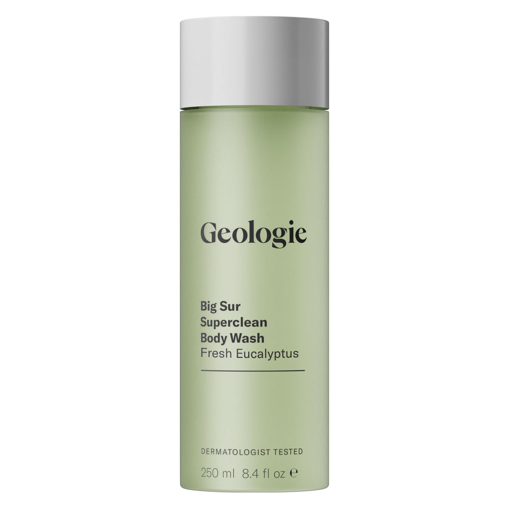 Geologie Big Sur Eucalyptus Bouteille: parfum frais et expérience spa à chaque douche.