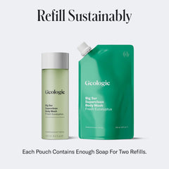 Geologie Big Sur Eucalyptus Sachet Remplissage: réduction plastique et pratique.