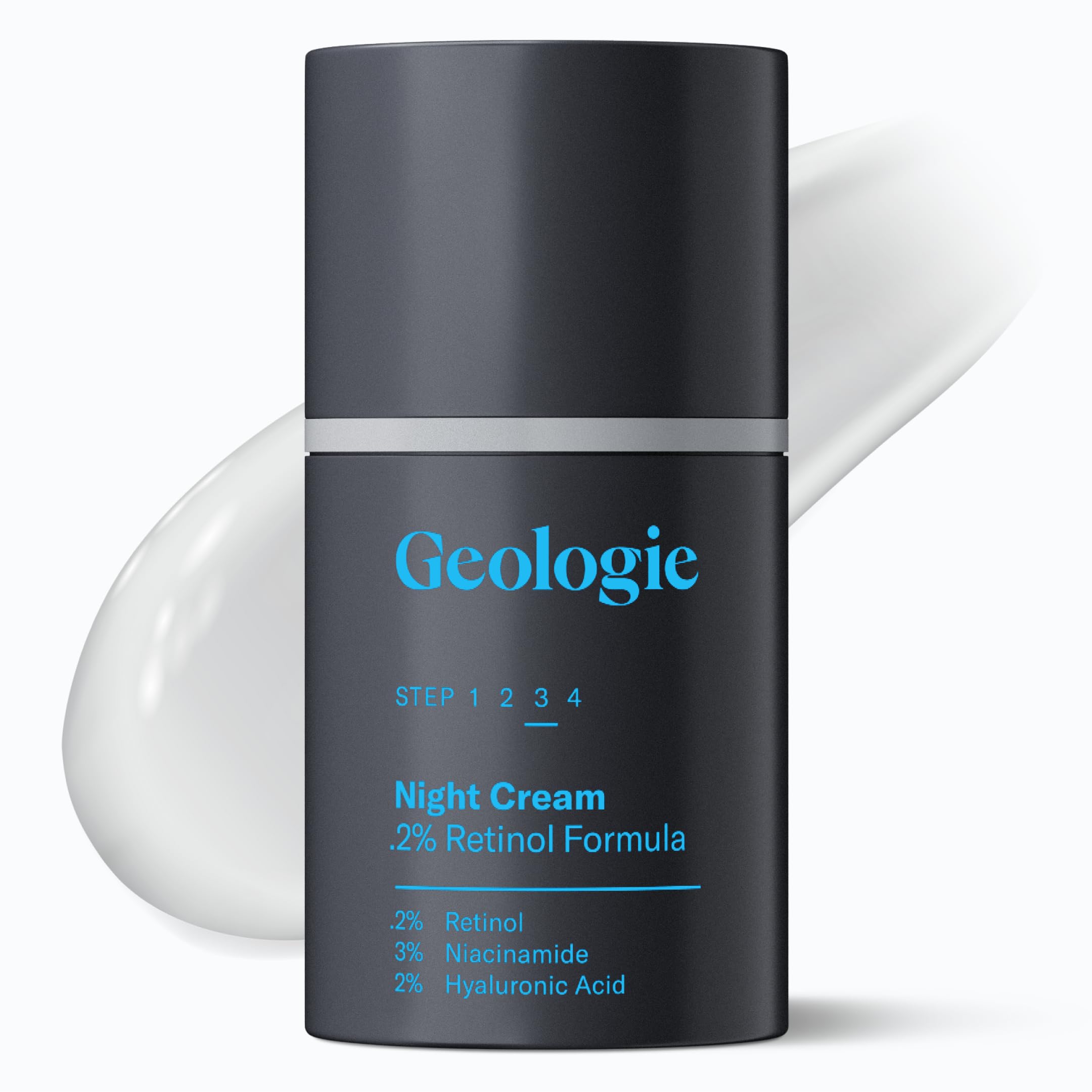 Geologie Crème Nuit Retinol Flacon – anti-âge et hydratation nocturne